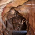 a brown cave