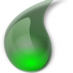a glob of green slime