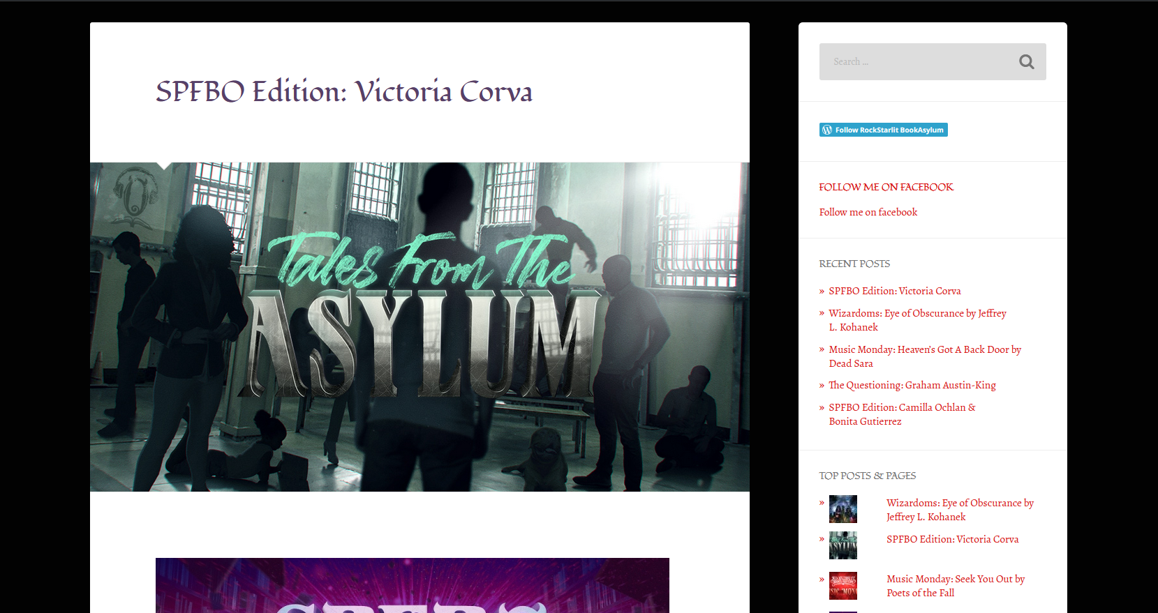 Exclusive Short Story: Tales from the Asylum on RockstarLit Book Asylum!
