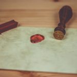 wax sealed letter